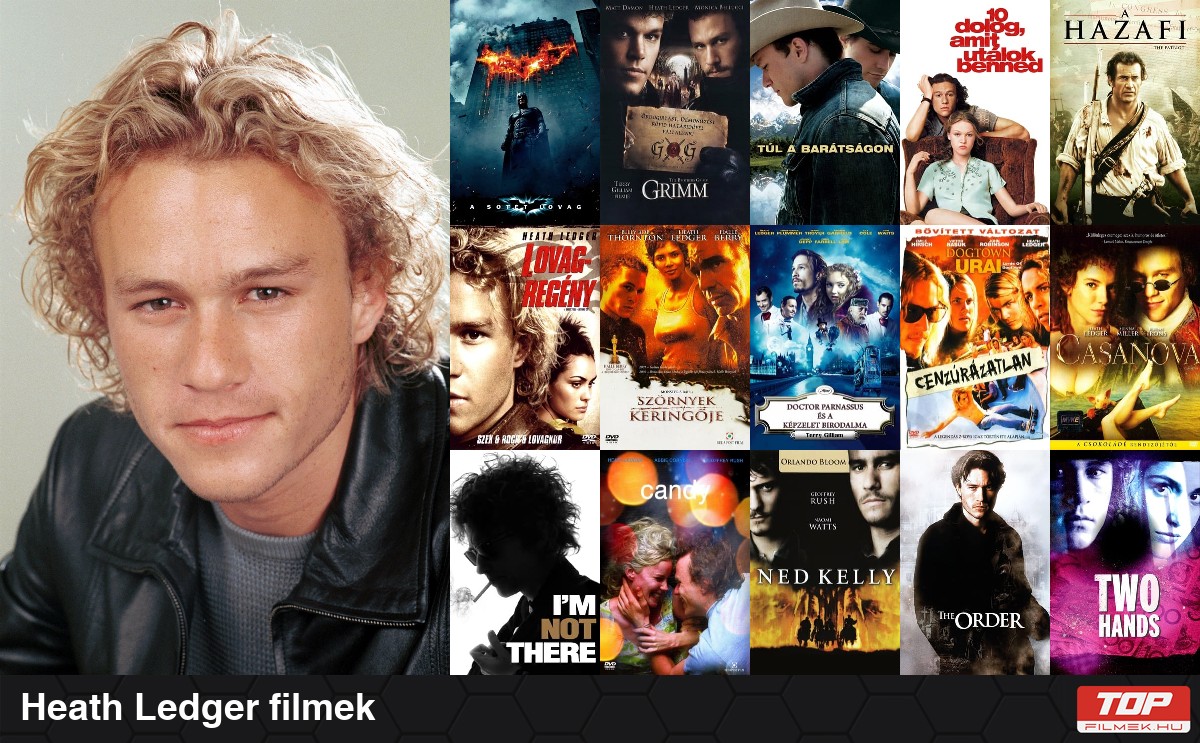 Heath Ledger filmek